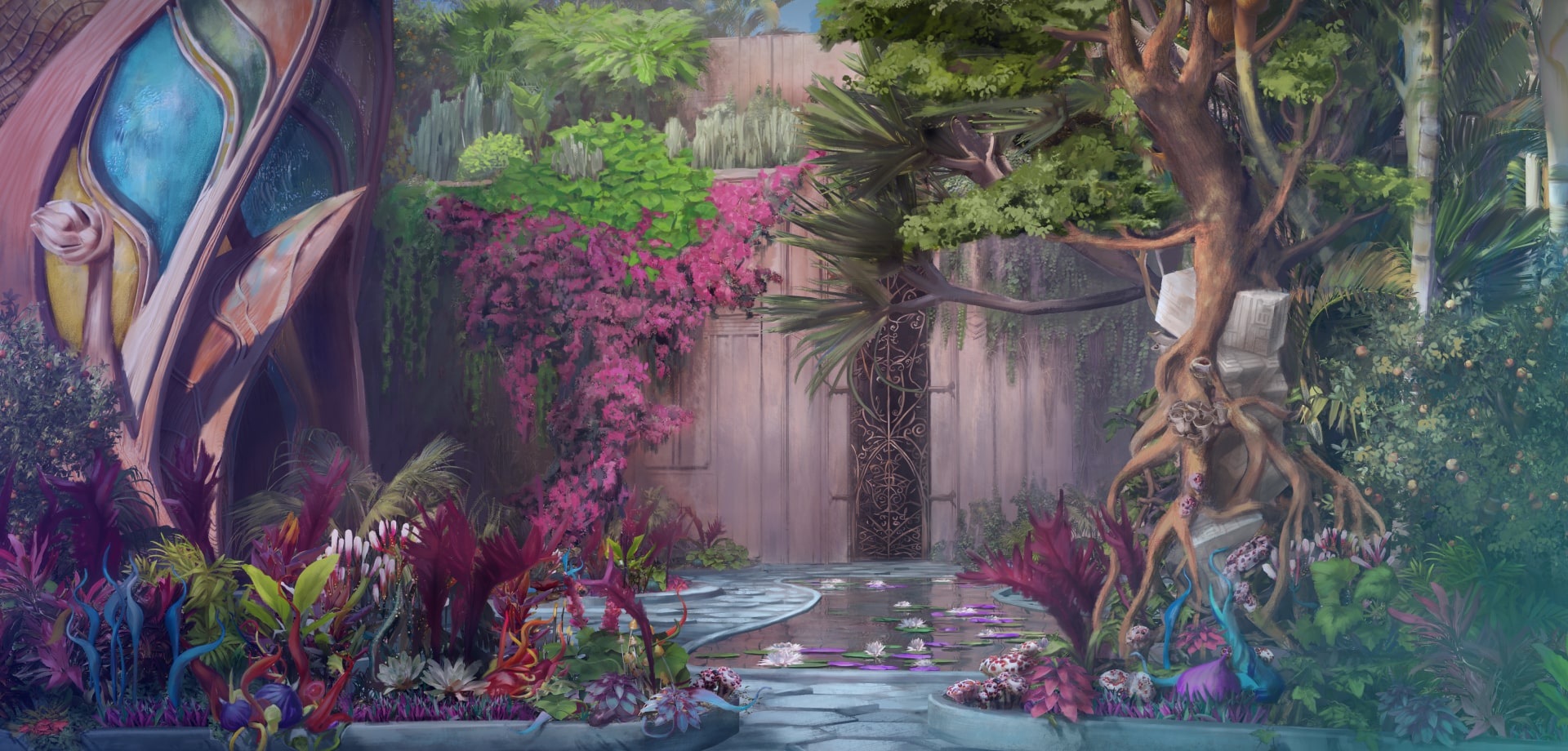 Environment Design: Magic Pot  Digital art design, 2d game art