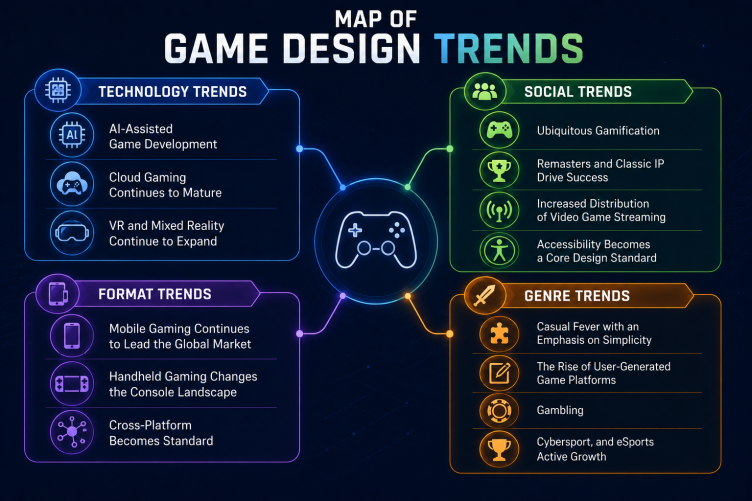 map of game design trends