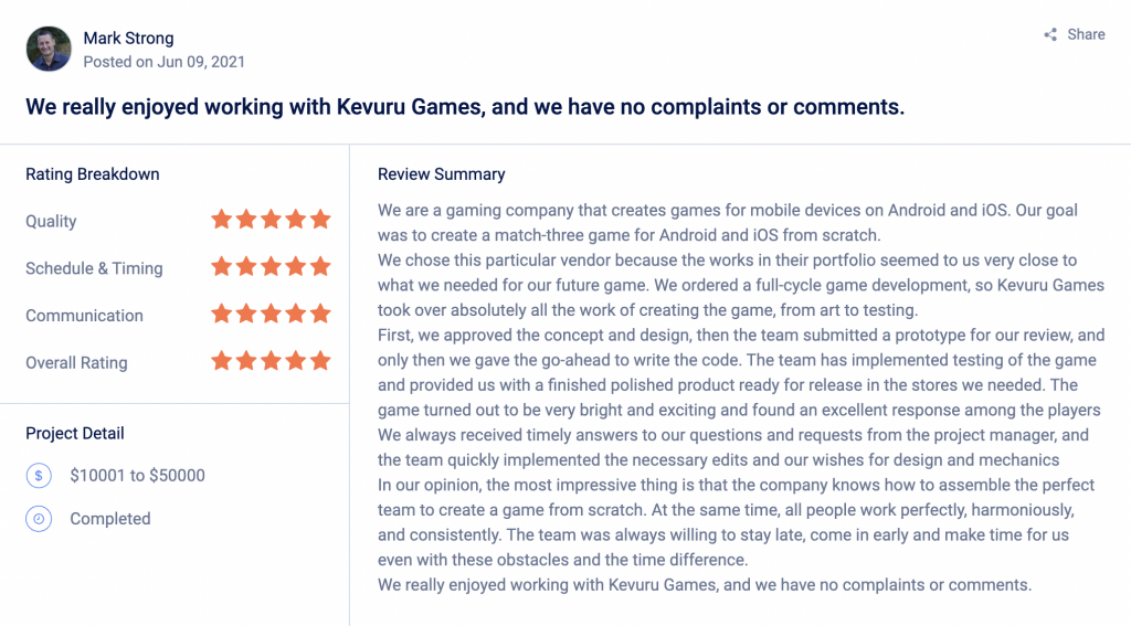 Kevuru game development review