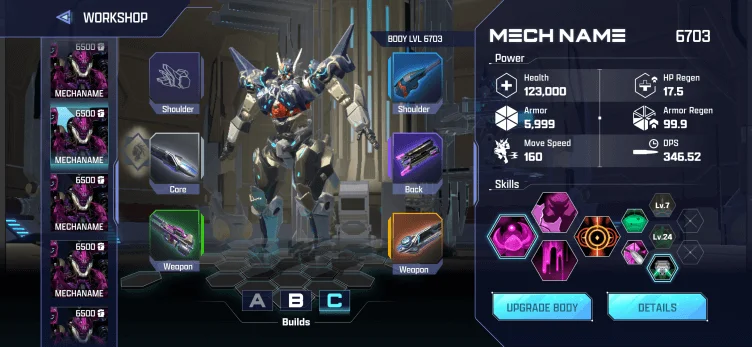 mechachain mobile game metaverse