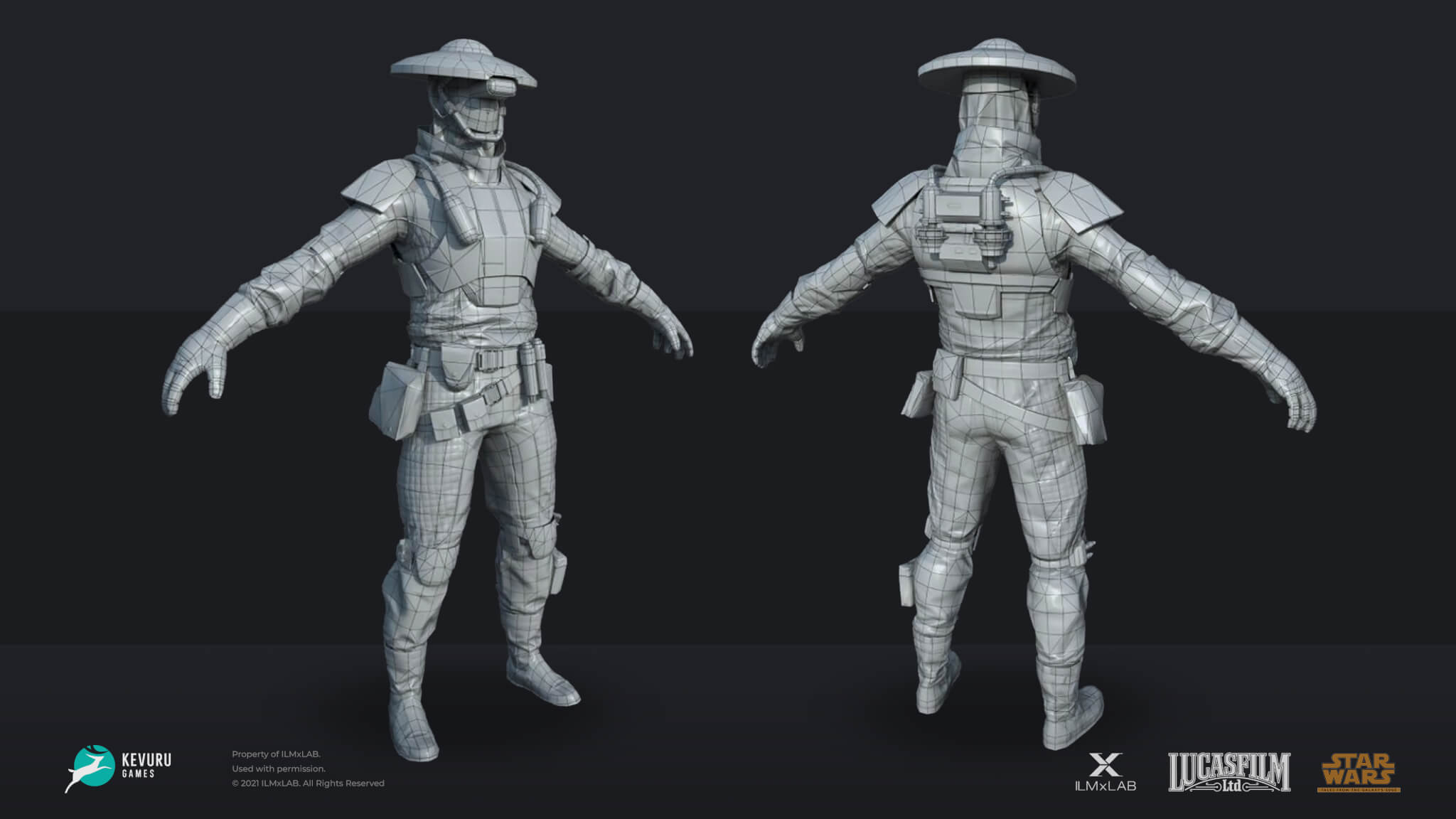 Star Wars character 3d