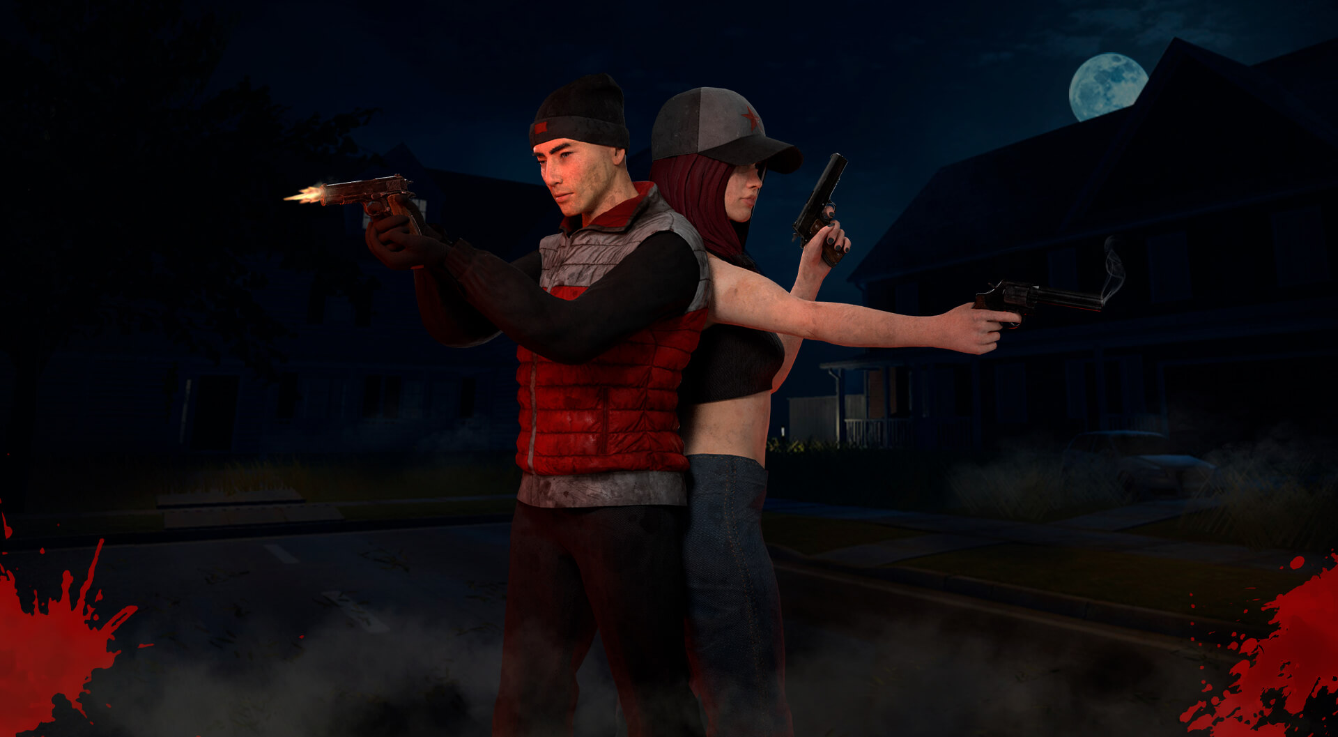 Undead Blocks 3d characters