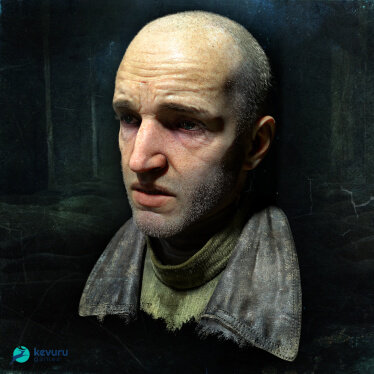 Stalker 3D character art AAA game