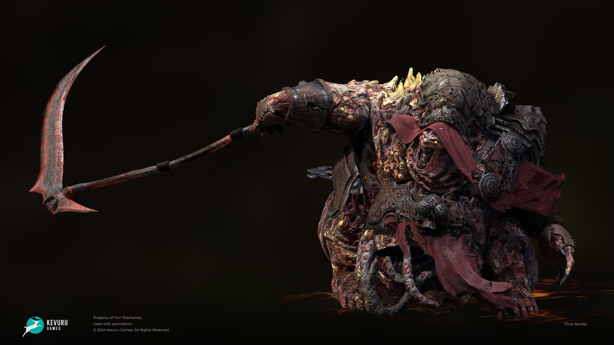 Monster with a scythe