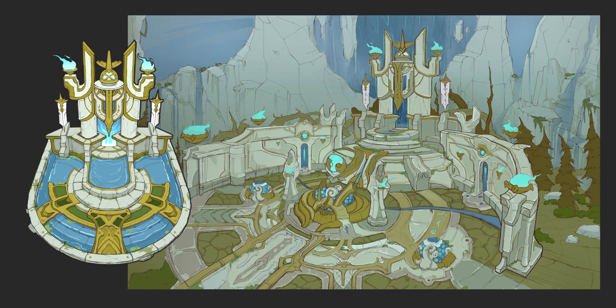 2D Stylized Environment – 2