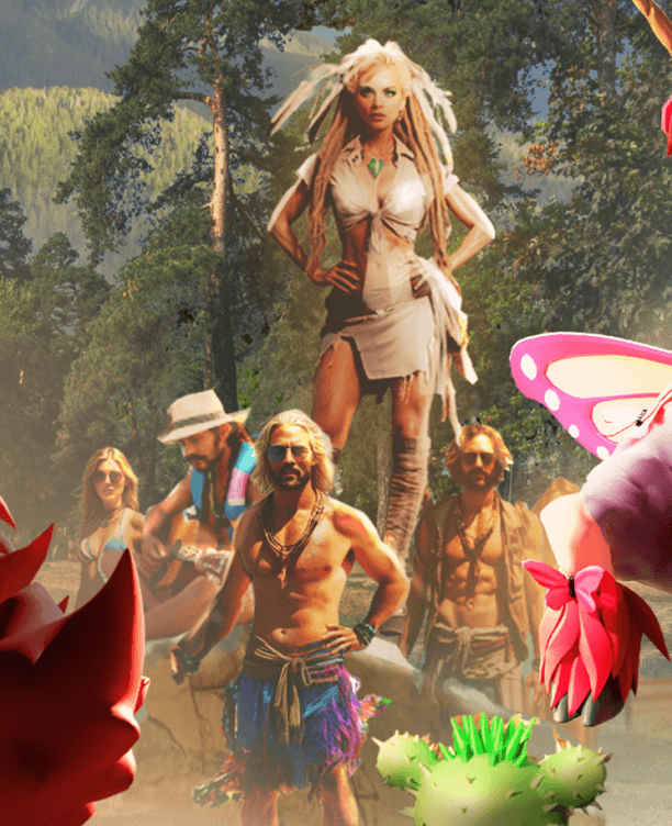 game art crowd ballbuds