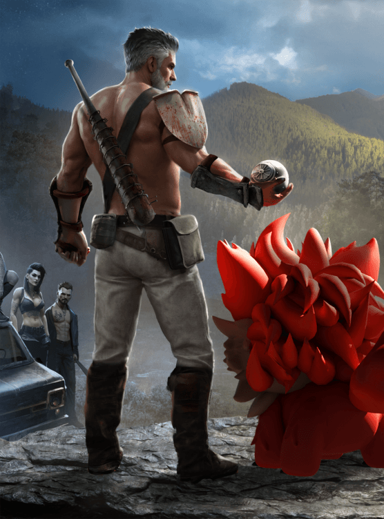 game art character man