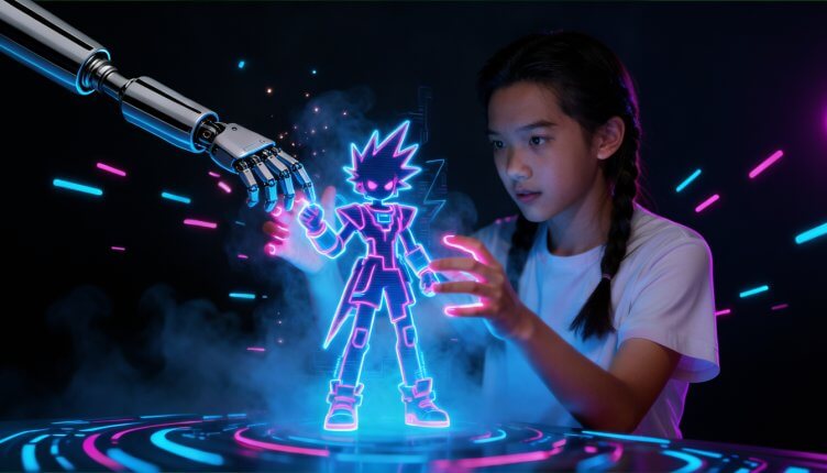 AI and Human Creativity Inside a Modern 3D Character Studio