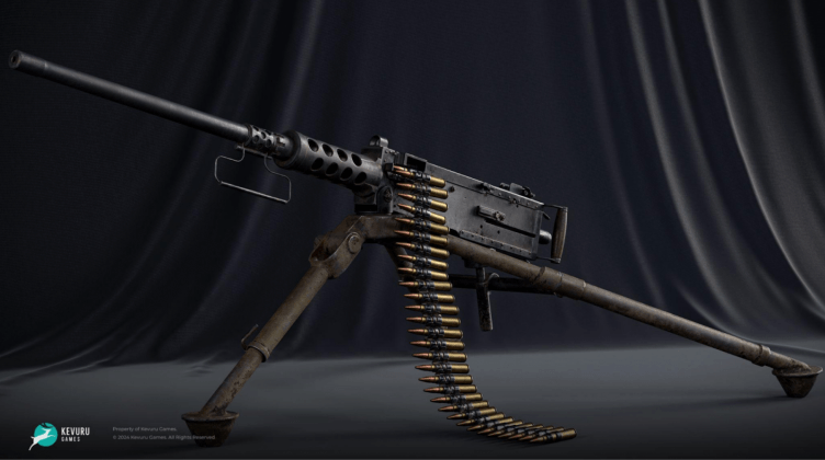 machine gun 3D model