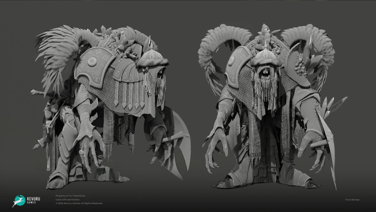 3d character art silhouette